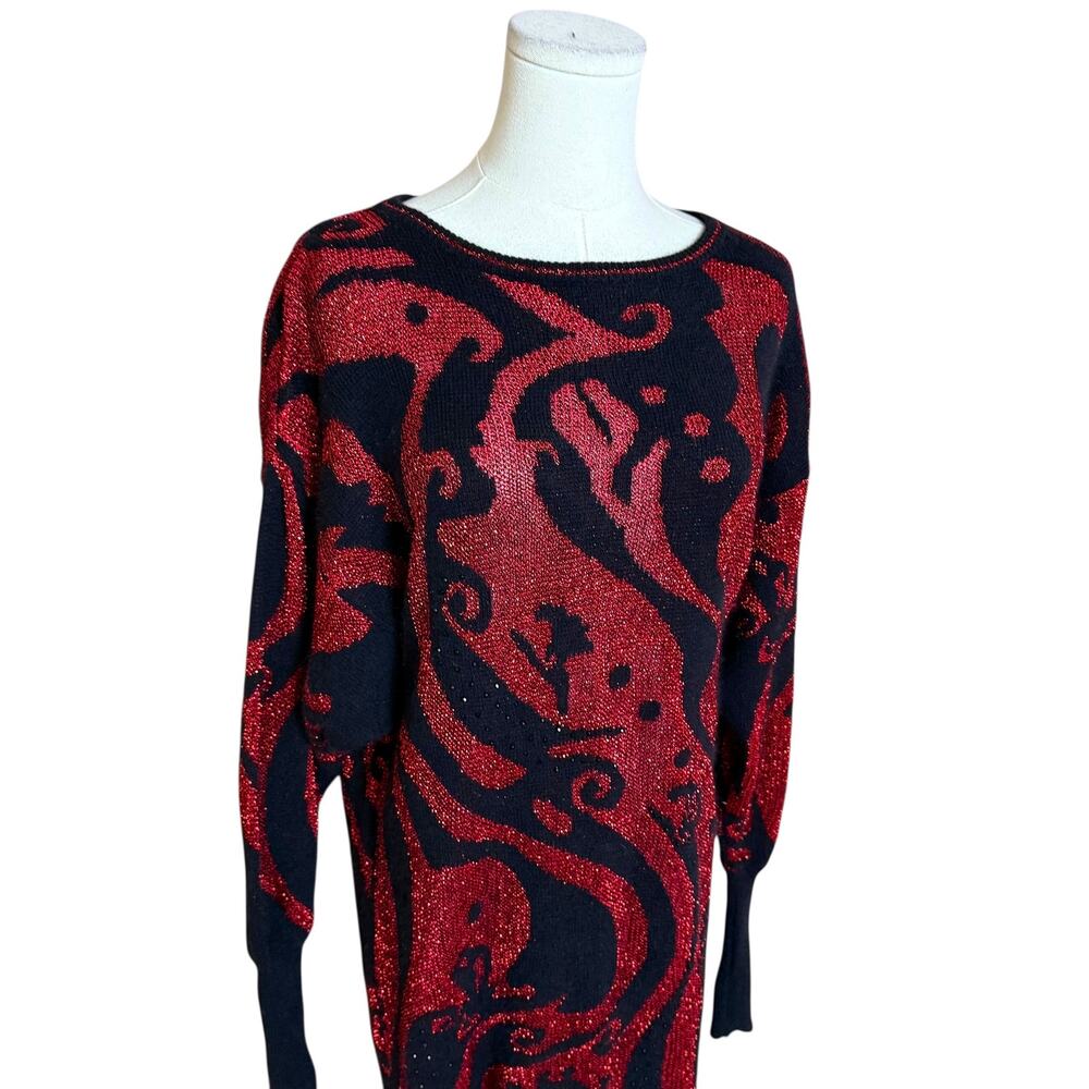 MONDI Vintage Wool Blend Sweater Dress Sz M Made in Germany Breathable Material - Picture 6 of 14
